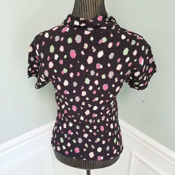 𝅺90s Vintage Le Caviar top short sleeve - Picture 2 of 10